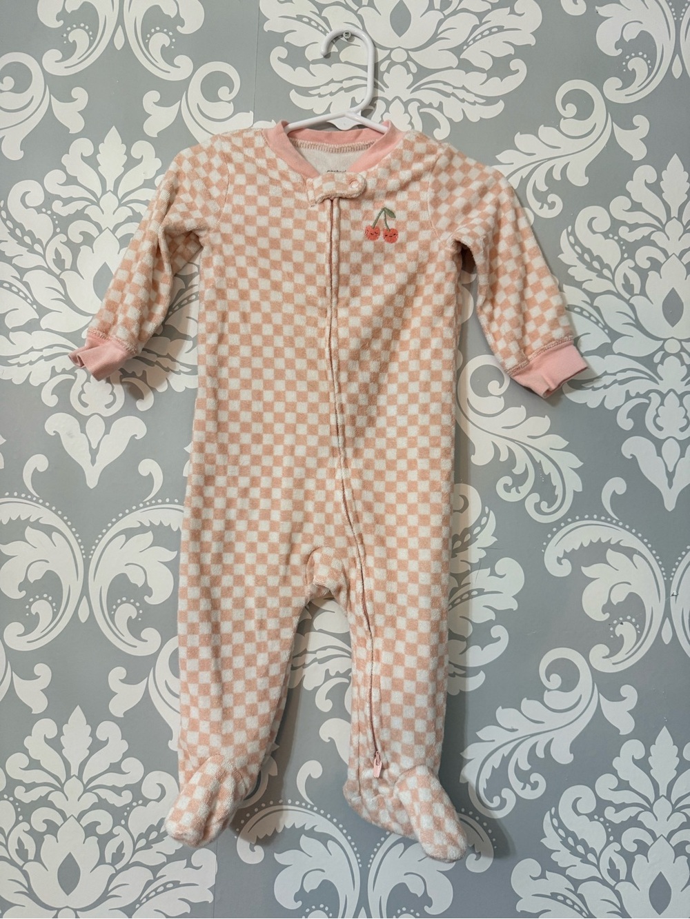 💫10/$25 • Carters Gingham Terrycloth Footed Sleeper